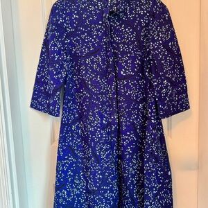 Elegant Blue Midi Dress